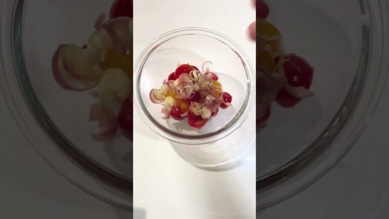 【トマトの和風マリネ】