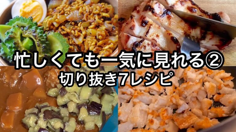【ナス・レンコン・鶏肉】すぐ見れる短編レシピまとめ７選｜シンプル料理ばかりです