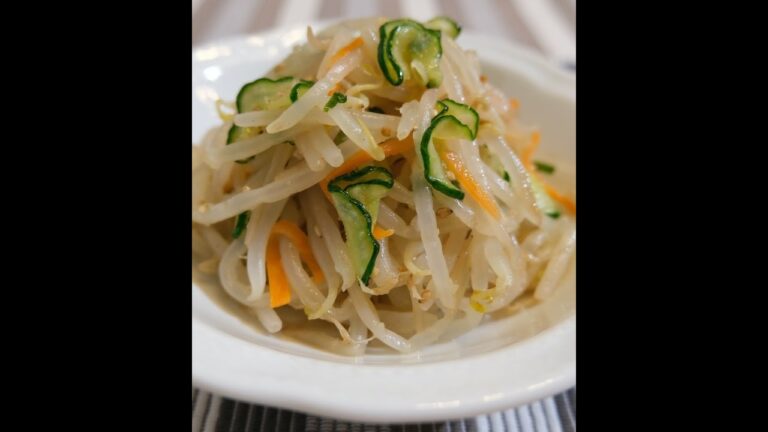 もやしナムル 作り方 | 無限もやし / やみつきもやし / もやしときゅうり ナムル #Shorts