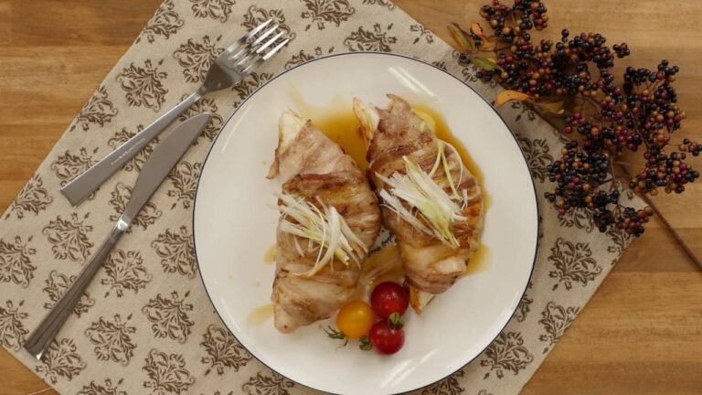 ボリューム・コスパ満点！「豚肉巻きのはんぺんステーキ」の作り方