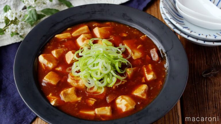 【カレー麻婆豆腐】あまったカレーが生まれ変わる！？簡単リメイクレシピ♪