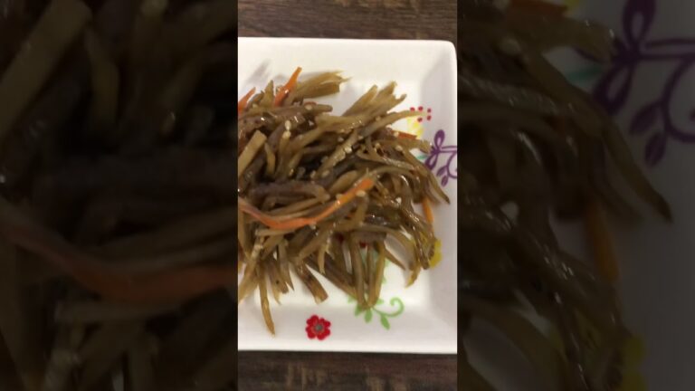 コンニャク入りきんぴらごぼう