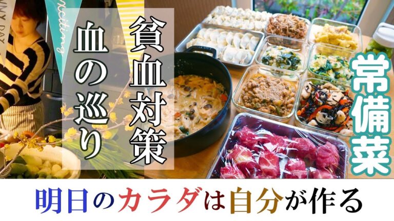 常備菜10品【血の巡り・貧血対策】（下仁田ネギ・国産キウイ・ひじき・豆乳生姜・甘酒・ニンニク・ニラ・赤身肉）明日のカラダは自分が作る。家族のための作りおき。