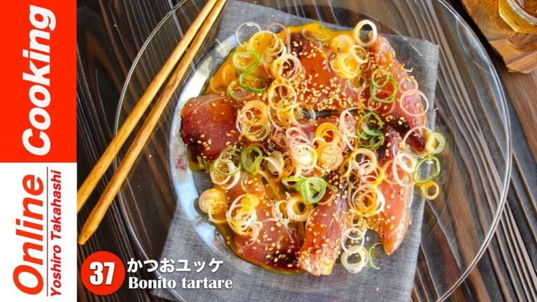 5分でオシャレに！かつおユッケ【#37】│Bonito tartare