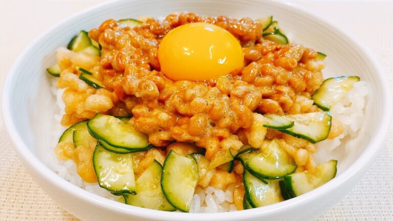 やみつき悪魔納豆ご飯の作り方！安い！栄養満点！早い！サッパリ食べられる納豆レシピ！悪魔的な旨さ【時短料理研究あいこチャンネル】