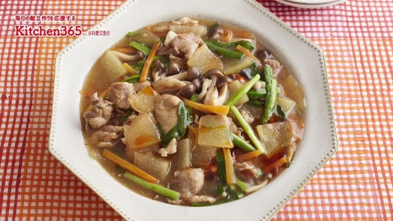 ふれ愛交差点２０１９年８月号「冬瓜と豚肉のピリ辛炒め」