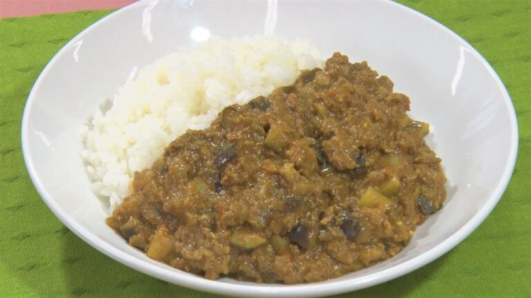 夏野菜のキーマカレー【キチキチキッチン】