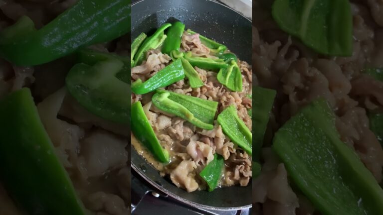 🍴🇯🇵今夜のメニュー🇯🇵 豚肉とピーマンの味噌炒め 🍴