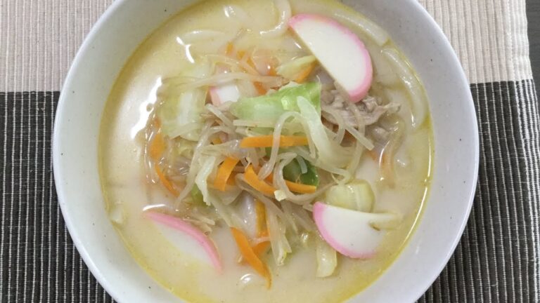 長崎ちゃんぽんうどんの作り方教えます❤️あのリンガーハットの味です😋