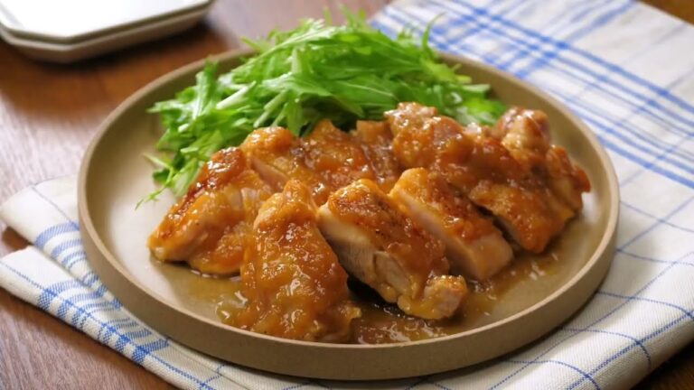すりおろし玉ねぎとさっぱり照り焼きチキン
