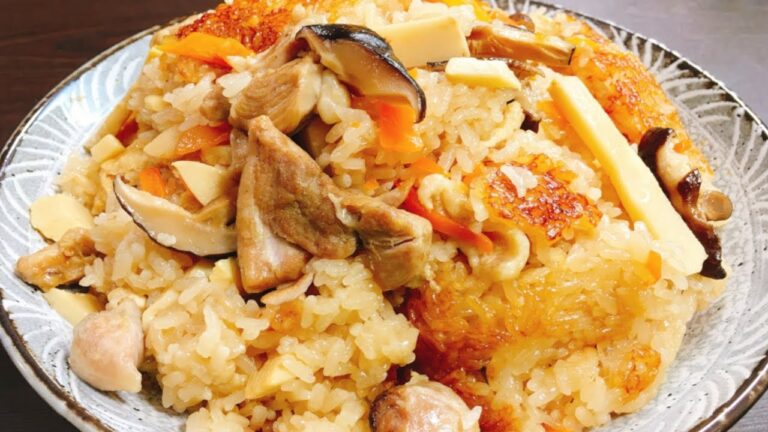 【炊飯器で簡単】おこげが旨い‼ デパ地下にあるような『もっちり絶品とり五目おこわ』How to make Gomoku steamed rice