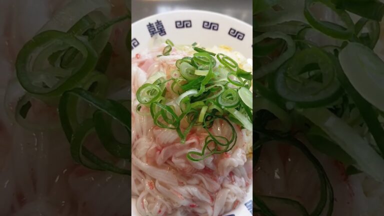 中華鍋で【カニかま餡かけチャーハン】作ってみた♪#Shorts