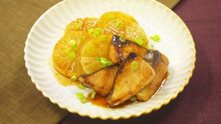 パパッと20分！ぶりと大根の照り焼き