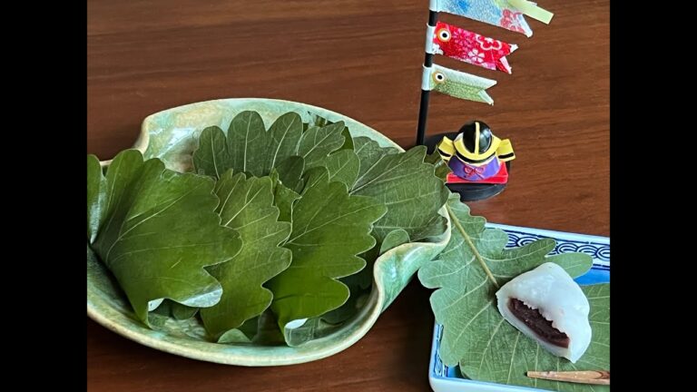 レンジで柏餅作り！お子さんのお昼寝中にできちゃいます♪