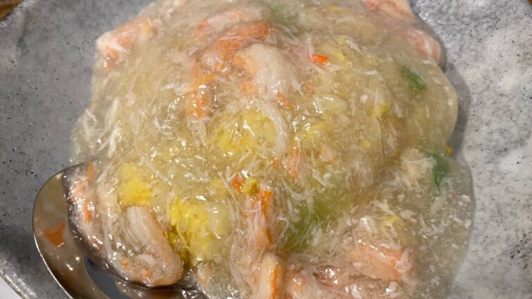 坦々麺　千華「蟹あんかけチャーハン(小)」