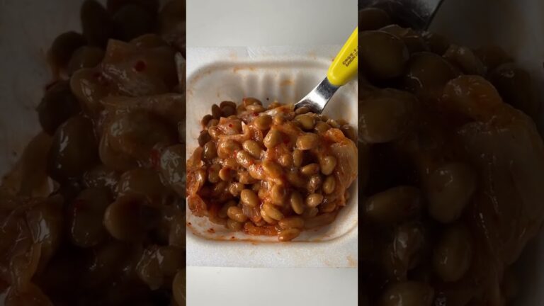 無言になる程　美味しい!キムチ納豆