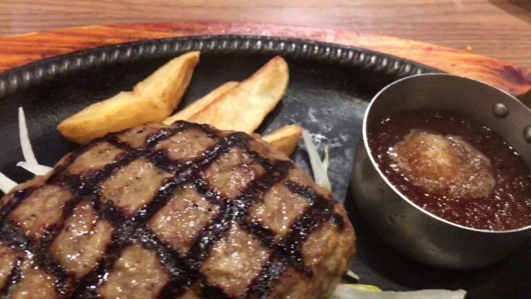 カウボーイハンバーグ(200g)おろし大根ソース