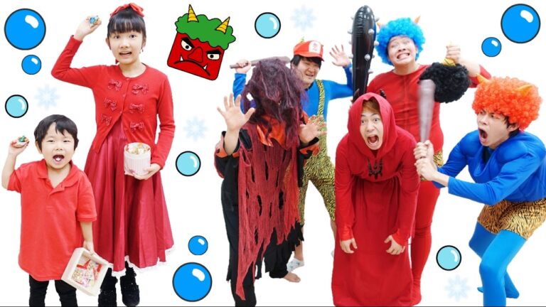 ★ＵＵＵＭで節分ドッキリ～！「鬼軍団の正体は？？まさかの・・・」★Setsubun Candid★