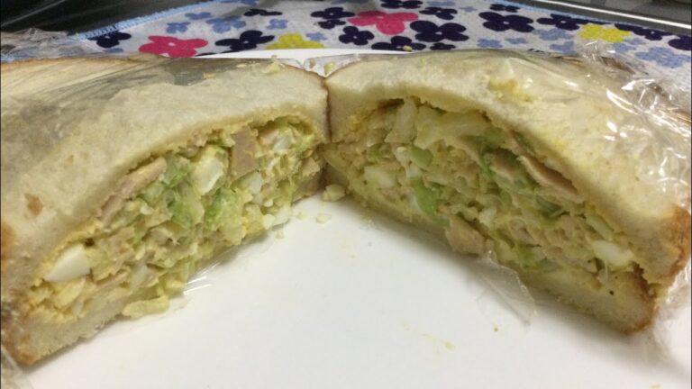 ハム卵キャベツのサンドイッチの作り方教えます❤️簡単美味い😋