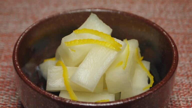 柚子大根【大根の甘酢漬け】
