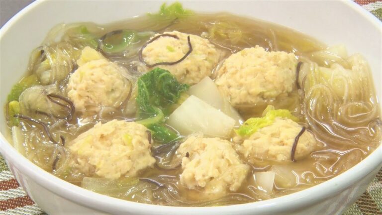 白菜と肉団子のスープ煮【キチキチキッチン】