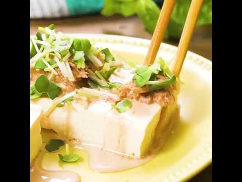 みんな大好きお手軽副菜レシピ 冷奴ツナごまだれ ｜ moguna[モグナ]