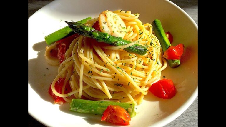 ★帆立とアスパラのバター醤油パスタ★の作り方！帆立ソースの旨味がたっぷり！