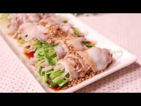 レンジで！もやしと豆苗の豚巻きレンジ蒸し | Sprouts and beans wrapped in pork | kurashiru [クラシル]