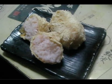 ほんのりピンクの紅生姜と白ごまのお稲荷さん