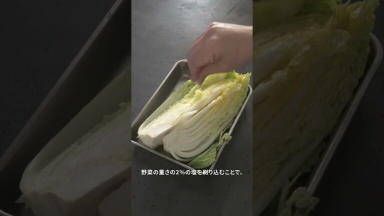 【白菜の浅漬け】一度食べたら戻れない！本当にうまい至高の黄金比！