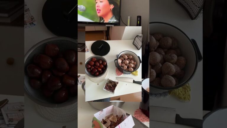 栗の渋皮煮を作った日(2023)