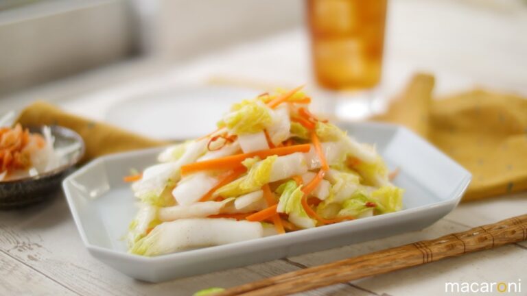 いつもの漬物がちょい中華！ ごま油 香る 辣白菜 (ラーパーツァイ) のレシピ 作り方