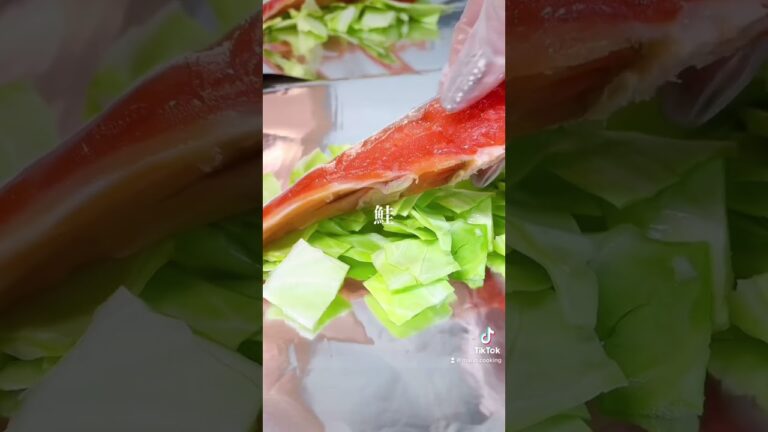 味噌バターがたまらない🤤鮭のホイル焼き🫶#shorts
