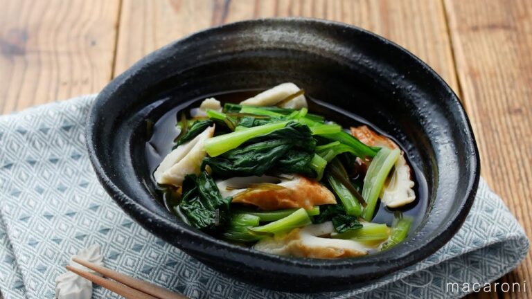 【小松菜とちくわのおひたし】めんつゆでお手軽副菜！節約レシピ♪｜macaroni（マカロニ）