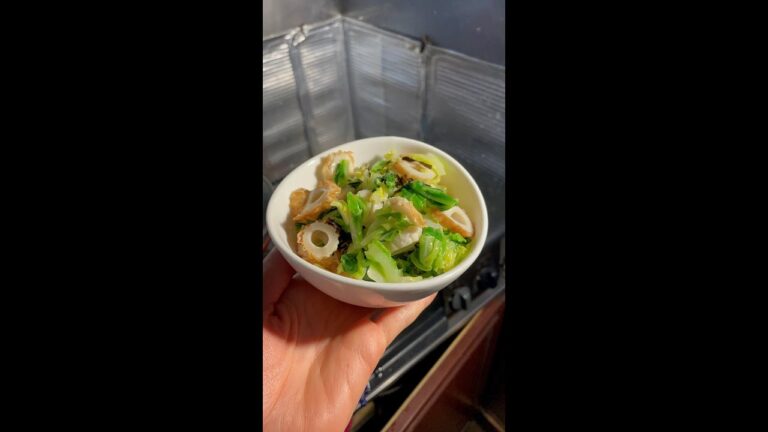 🌟簡単🌟美味しい😊ちくわとキャベツの塩昆布和え#shorts #料理