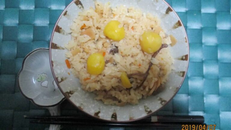 炊き込み栗ご飯：短縮版