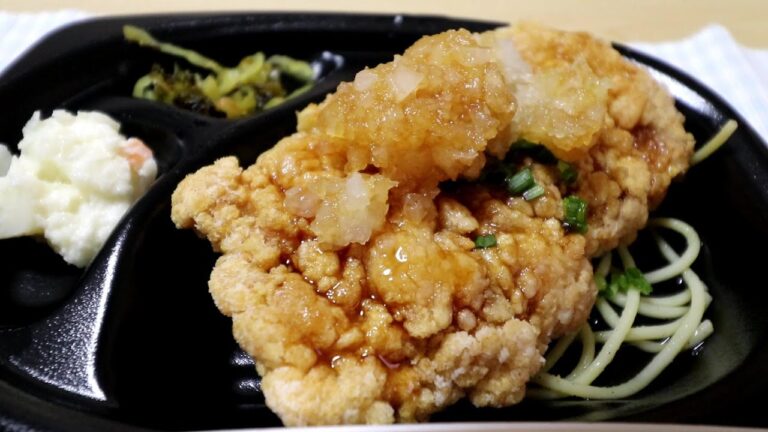 ほっともっと　おろしチキン竜田弁当（和風ぽん酢）４９０円