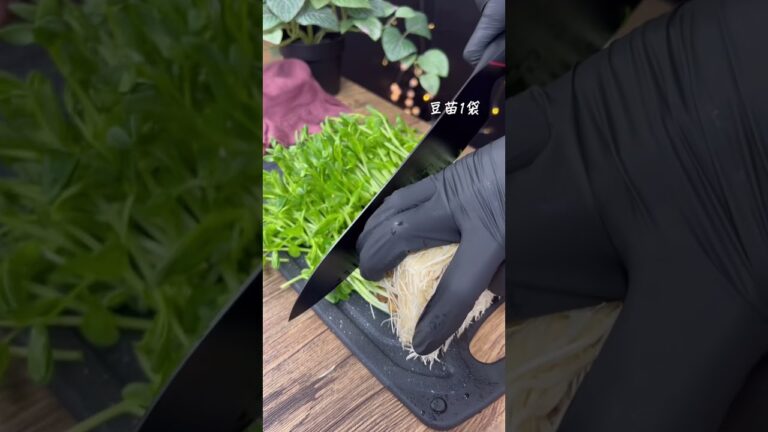 豆苗とささみのマヨ塩昆布和え