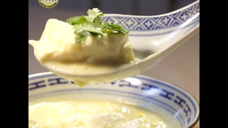 5 コーンとザーサイの中華風クリーミー豆腐【びん詰動画レシピ♪】