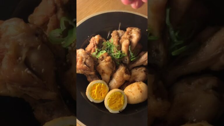 【おつまみ】手羽元ポン酢煮🍗