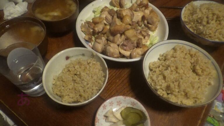 鶏ももの塩生姜炒めと里芋のお味噌汁でぽっかぽか☆