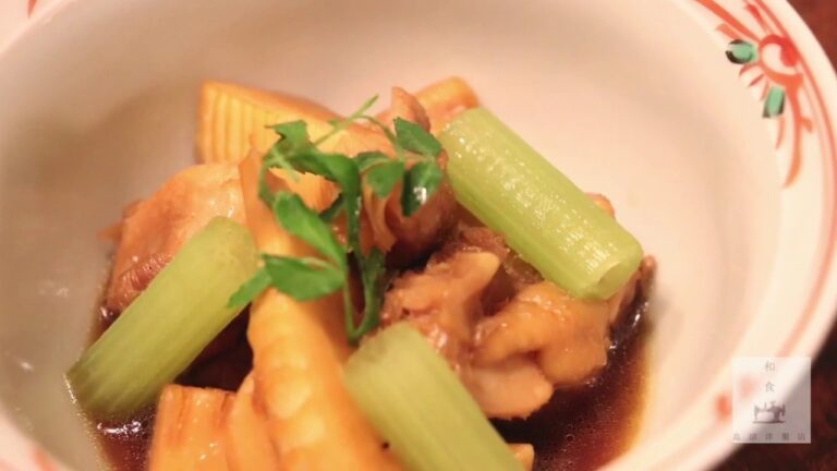 煮物　鶏肉　筍　ふき