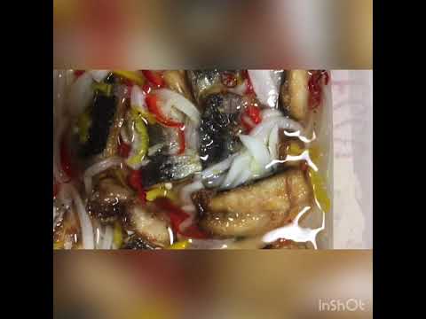 イワシのマリネ🧡Marinated sardines(べんりで酢をつかって)