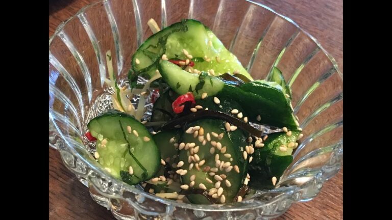 「キュウリ浅漬け」作り方