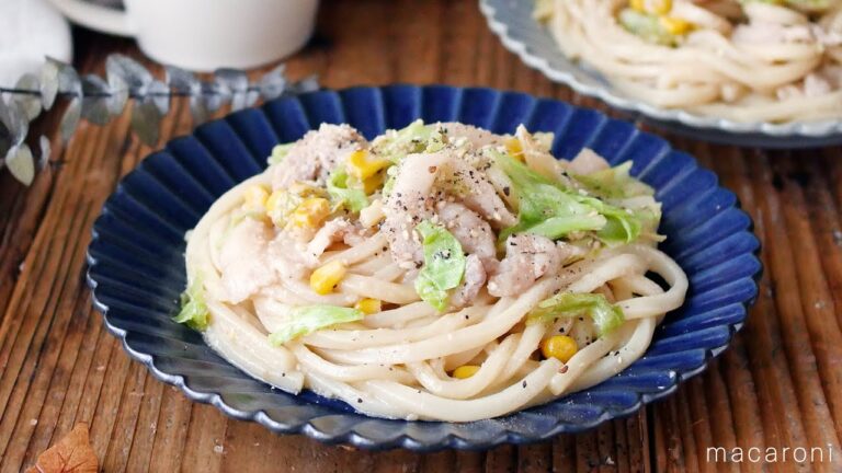 【ごまみそうどん】レンジでパパッと簡単に！旨みたっぷり♪｜macaroni（マカロニ）