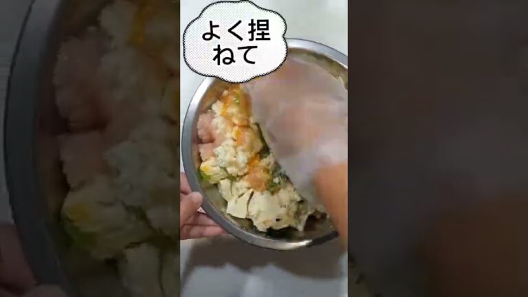 【ヘルシー！豆腐ハンバーグ作るよ！】アラフォー主婦のお料理