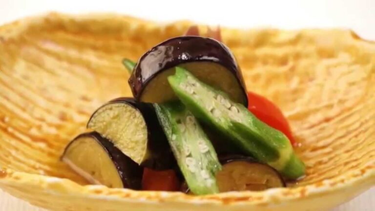 食プラス　S03　「夏野菜の焼きびたし梅風味」