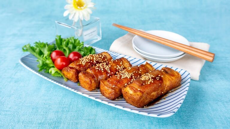 厚揚げの豚肉巻き【N'sKITCHEN】