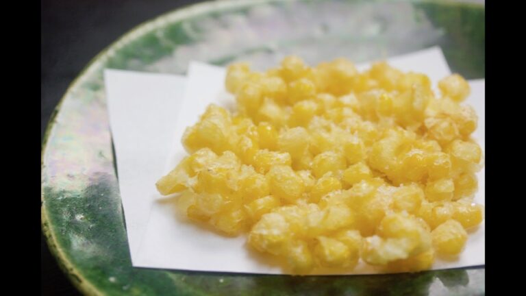 とうもろこしの天ぷら の作り方