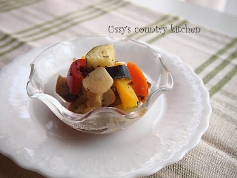 彩り野菜の夏マリネ